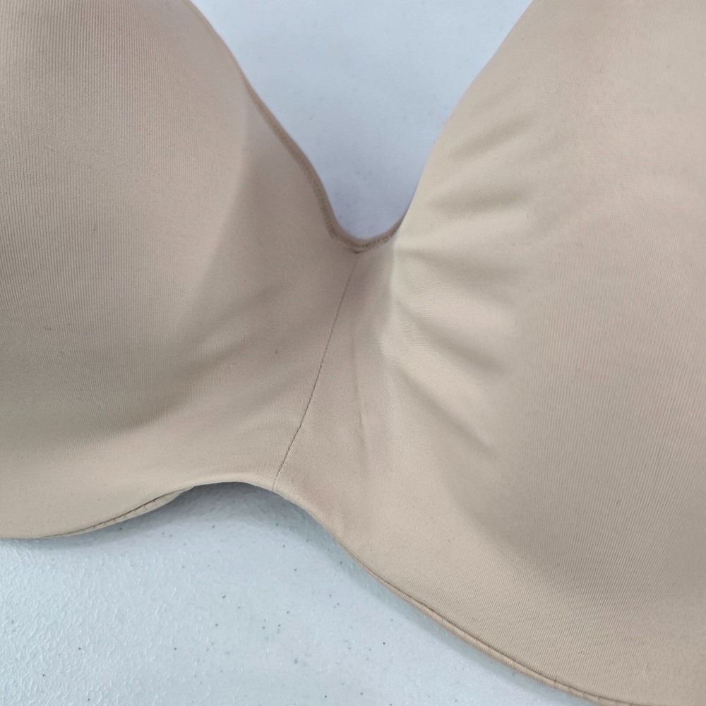 Bali‎ Women Bra 42D Beige Underwire Smooth Lightly Lined NO STRAPS - Picture 3 of 6